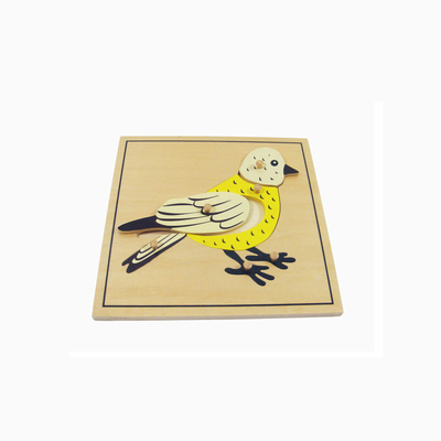 Animal Puzzle: Bird(plastic knob)